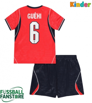 England Marc Guehi #6 Replik Auswärtstrikot Kinder WM 2026 Kurzarm (+ Kurze Hosen)
